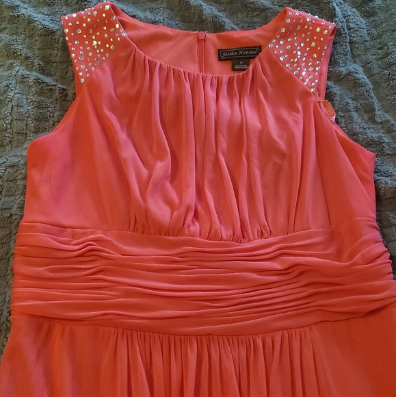 Pink Floor Length Dress - Picture 2 of 4